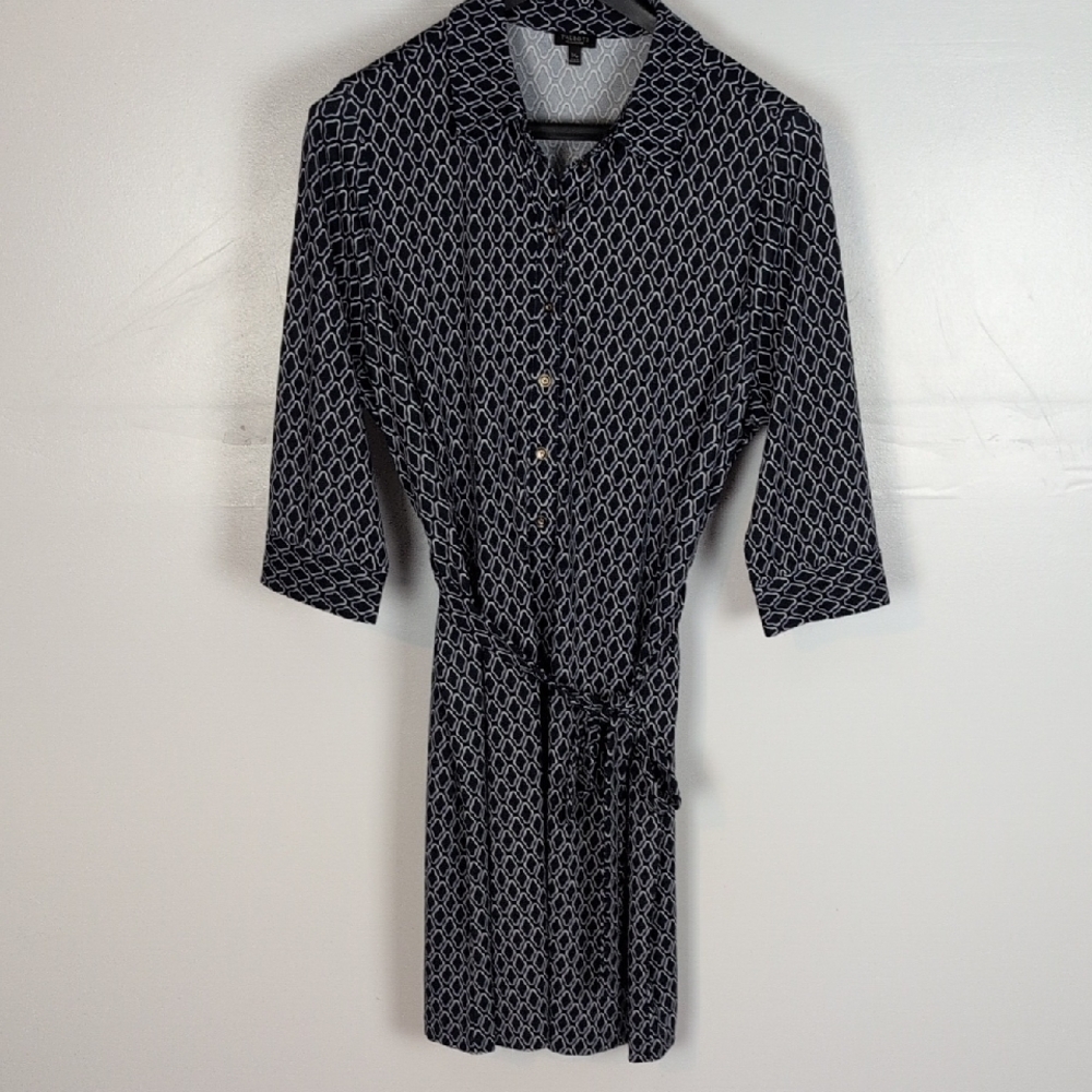 Talbots Belted Shirt Dress